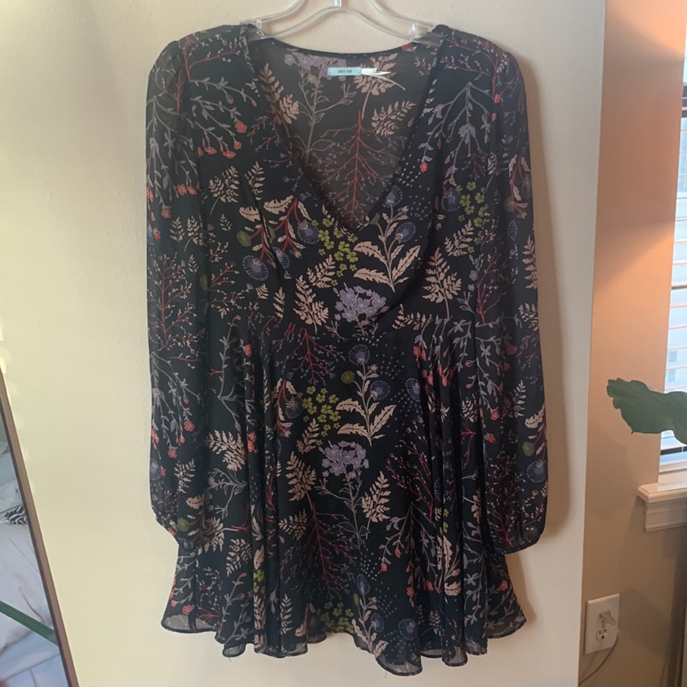 Urban Outfitters Black Floral Dress